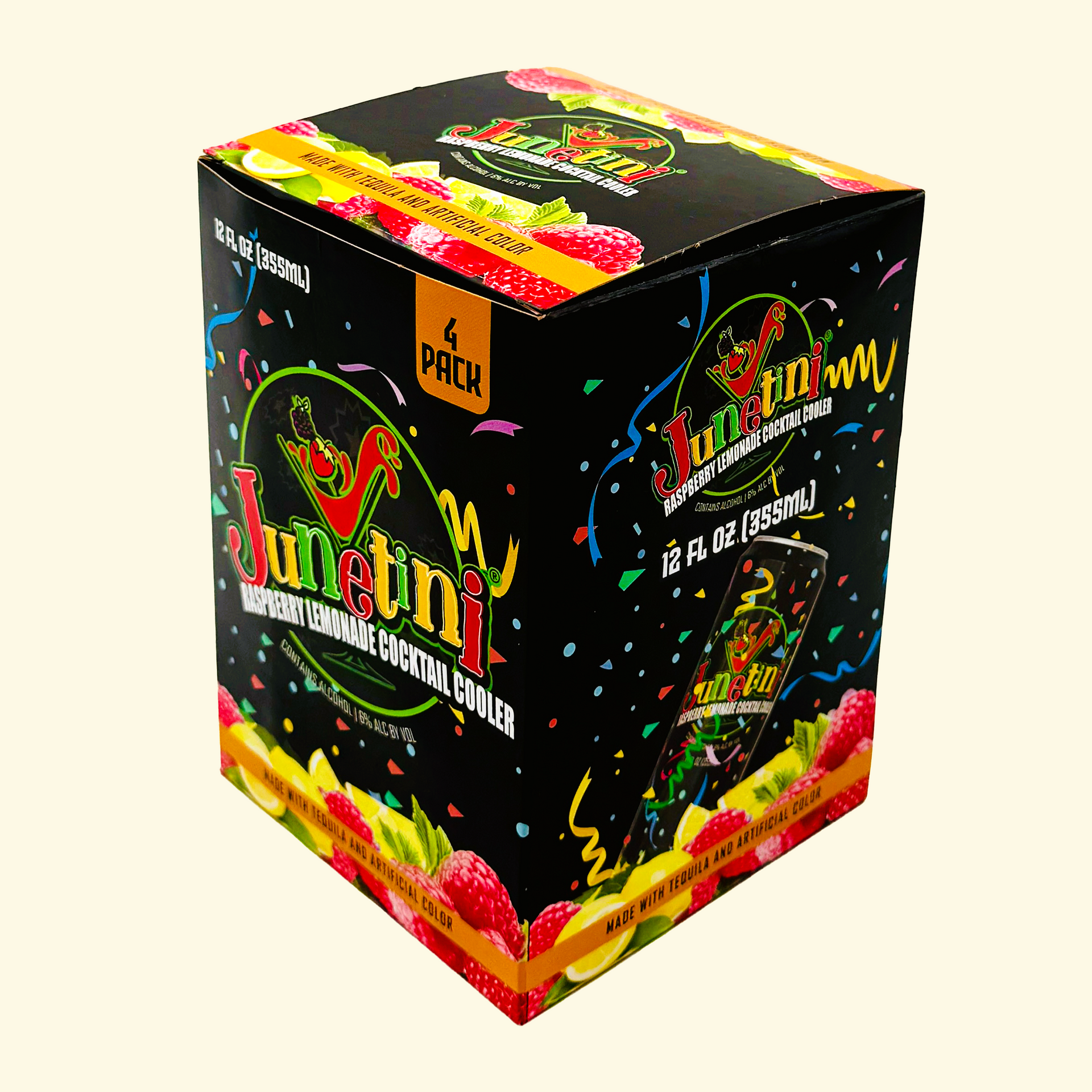 4-pack Raspberry Lemonade Cocktail Cooler – Junetini Online Store